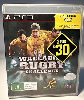 Wallabies: Rugby Challenge PS3 PlayStation 3 • $3.50