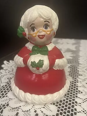 Vintage Ceramic Hand Painted Mrs Claus Mold  Statue • $25