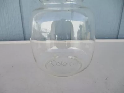 Vintage Coleman Pyrex Glass Lamp Lens Green Lettering • $59.99