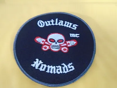 Outlaws M C Nomads Embroidered Iron On Patch 3.5 Inch • $8.99