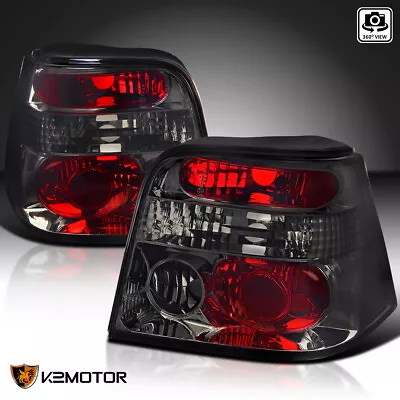$86.38 • Buy Smoke Fits 1999-2006 Volkswagen Golf IV MK4 Tail Lights Brake Lamps Left+Right