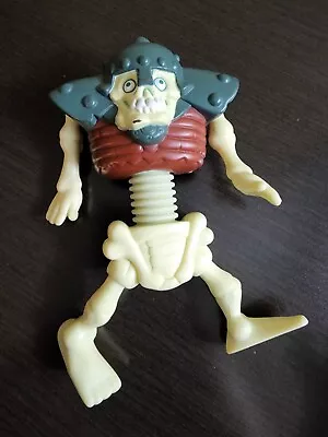 Skeleton Toy Quest Mcdonald's 2003 Bendy Toy With Helmet And Shoulder Pads • $8.98