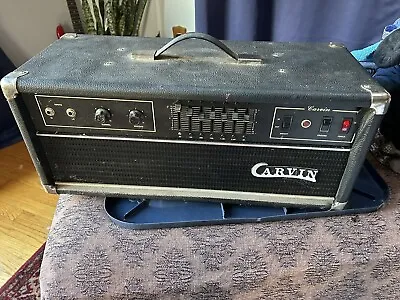 Vintage Carvin Bass Master Solid-State Amplifier SC3000 Untested Parts Only • $350