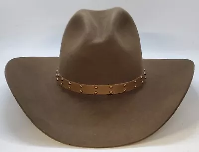 Stetson Men's Seminole 4X Felt Cowboy Hat - SBSEMI-9G4023 Mink Size 7 1/2 • $89.99