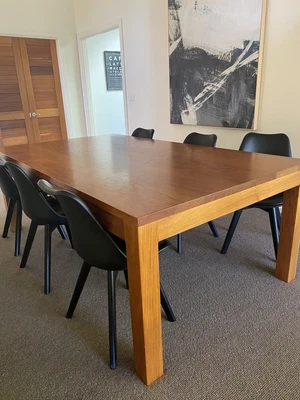 $200 • Buy Solid Timber Dining Table And Chairs