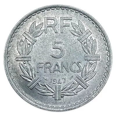 1947 France 5 Francs - AU - Open 9 #FR40412 • $2.75