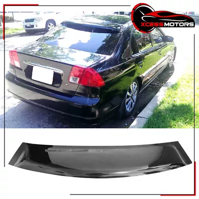 Fits 01-05 Honda Civic EM2 4Door Sedan Rear Roof Spoiler Wing Sun Rain Guard • $42.98