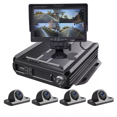 4-CH1080P Vehicle Car DVR Recorder Kit IP68 Mini Camera For Truck Van Bus RV • $219