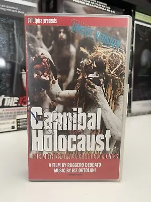 Cannibal Holocaust VHS (1993) Horror Uncut - Dutch. Signed Ruggero Deodato • £80