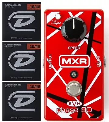 MXR EVH Eddie Van Halen Phase 90 Pedal EVH90 (3 SETS OF DUNOP GUITAR STRINGS) • $129.99