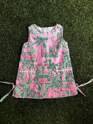 Lilly Pulitzer Little Lilly Shift Mandevilla Baby Always Worth It Size 2 • $40