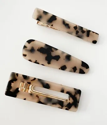 J Crew Girls Tortoise Hair Clips Pack #21 ($27) • $10