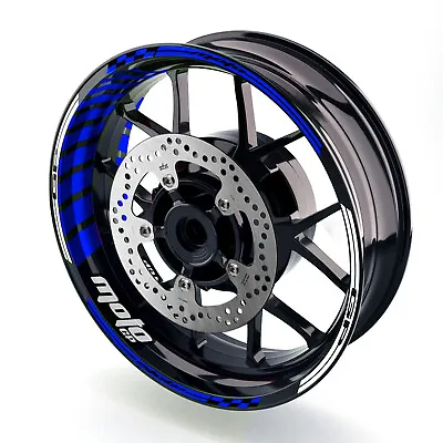 For Kawasaki Z650 17-21 20 19 18 17  Rim Wheel Stickers Decals AA02 Blue • £49.94