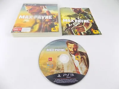 Mint Disc Playstation 3 Ps3 Max Payne 3 III Free Postage • $16.90