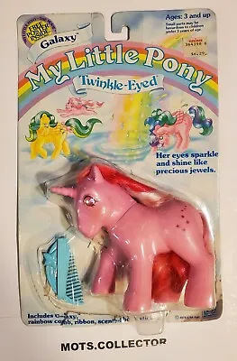 My Little Pony Twinkle-Eyed GALAXY Vintage 1986 New MOC Mint Sealed Card RARE • $279.99