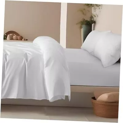  100% Egyptian Cotton Sheets - 800 Thread Count Luxury Cooling Queen White • $96.25