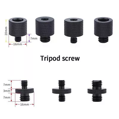 $2.05 • Buy 3/8  To 1/4   Male To Female Thread Screw Mount Adapter Tripod Plate Screw Mo;;b