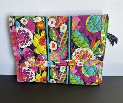 Vera Bradley Floral Folding Travel Jewelry Case Pre-owned Snap Closure • $8