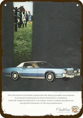 1969 CADILLAC FLEETWOOD ELDORADO Car Vintage-Look DECORATIVE REPLICA METAL SIGN • $24.99