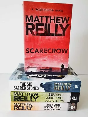 Matthew Reilly Small Paperback Book Lot X 4 Seven Ancient Wonders Scarecrow • $20