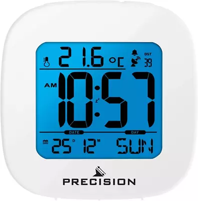 Precision AP058 Alarm Clock White One Size • £13.05