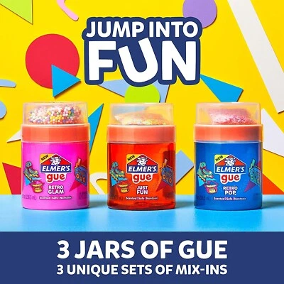 $40.38 • Buy Elmer’s Gue Premade Slime, Retro Flash Slime Kit, Includes Unique Add-Ins! New