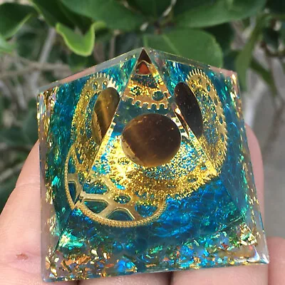 Orgonite Pyramid   Ball，Chakra Energy Quartz Crystal Healing Reiki 1pc • $5.50