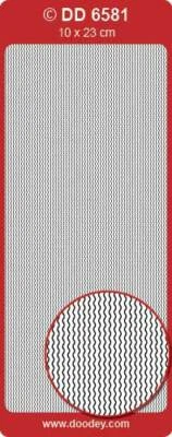 £1.15 • Buy DD6581 Thin 1mm Approx Wavy Pattern Border Peel Off Stickers Card Making Craft