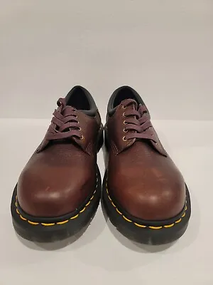 Dr. Martens Oxford Men's US 6  Women's 7 Brown Leather The Original 8318/34 • $100