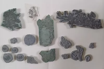 £1.75 • Buy Assorted Unmounted Rubber Stamps Inc Easter,  Halloween,  Floral