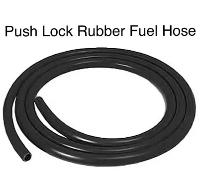 -4AN 1/4” TWIST LOCK BLACK HOSE Fuel 294 PSI Fuel Oil E85 Capable Series 500 • $4.50