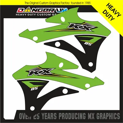 Kawasaki Kx 85 2014 - 2021 Motocross Rad Scoop Graphics Decals Stickers • £34.99