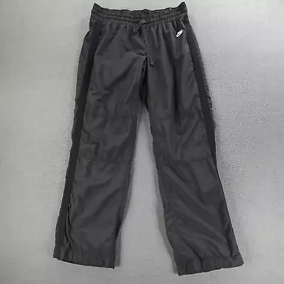 Nike Sportswear Men's Black Windbreaker Lined Track Pants Size M • $21.99