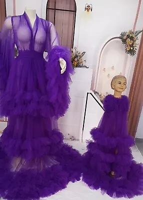 Women Maternity Dress Maxi Dress For Photography Props Photo Shoot Wedding • £100