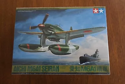 NEW  Tamiya  Aichi M6A1 Seiran WWII Float Plane. 1/48 Scale.  Factory Sealed.  • $13.99