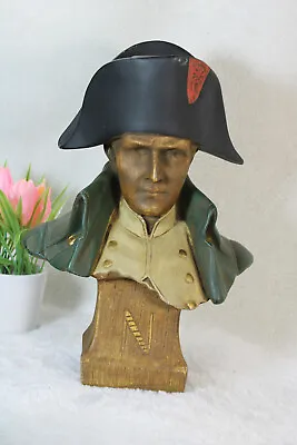 Antique French Chalkware Bust Napoleon Statue Sculpture  • £253