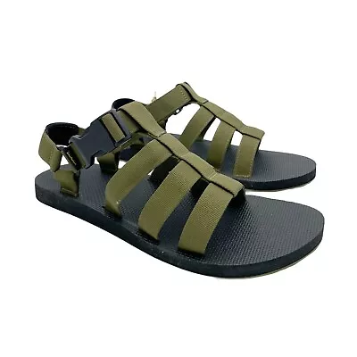 Nwob Mens Size 14 Olive Green 1110640 Teva Original Dorado Gladiator Sandals • $33.96