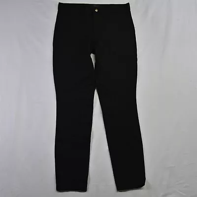 J.CREW 4 Black Ponte F7892 Pixie Snap Front Jodhpur Stretch Dress Pants • $24.99