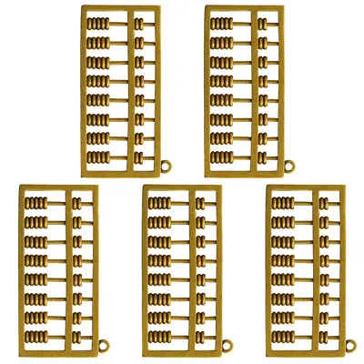 DIY Earring Charms Mini Gold Abacus Wealth Jewelry Accessory Pendant • $8.79