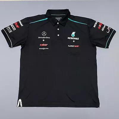 Mercedes MGP W02 Petronas F1 Formula One Team 2011 Henri Lloyd Polo Shirt M-Benz • $42