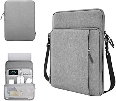 14-15 Inch Laptop Sleeve Case Cover With Shoulder Strap Waterproof Briefcase Sli • $29.13
