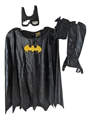 $14.99 • Buy DC Comics BATGIRL Halloween Costume Girls L Tunic Cape Mask Arm & Shoe Covers