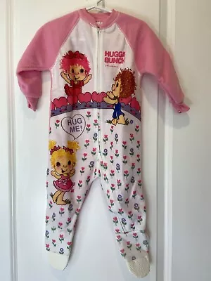 Vtg 1985 Hugga Bunch Footed Pajamas Sleeper Size 2T Hallmark • $20