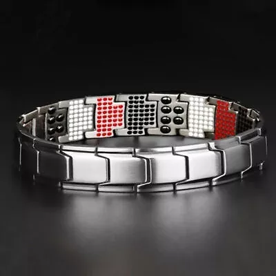 Therapeutic Energy Healing Magnetic Bracelet Therapy Arthritis Men Women Jewelry • £3.35