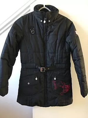 Pampolina Girls Padded Winter Coat Size 140 Age 10 • £20
