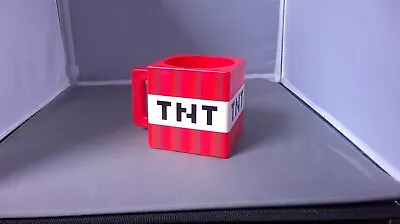 MOJANG Minecraft TNT Coffee Tea Plastic Mug Cup Red Square Jinx • $9.99