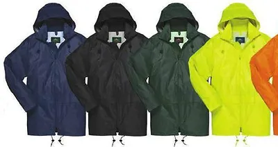 Light Weight Waterproof Nylon Rain Jacket Pac A Mac Kagool Hood Coat Walking  • £6.70