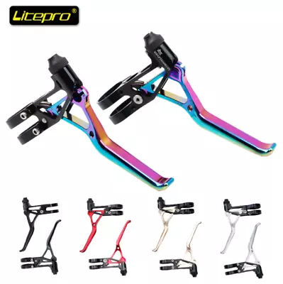 Brake Lever LP Litepro Ultralight CNC 64g Folding Bike Small Wheel V Brake Lever • $38.49