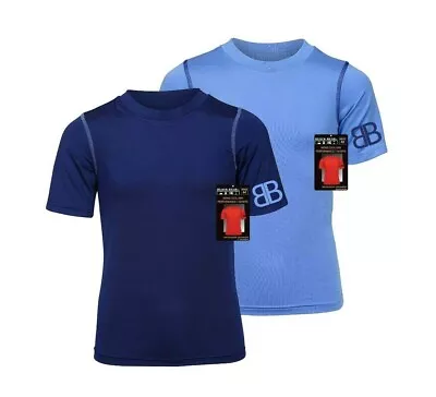 Black Bear Men's Crew Neck Cool-Dry Performance 2-Pack Activewear T-Shirt Blue  • $13.99