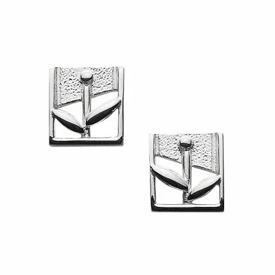 Ola Gorie 925 Silver Jasmine Stud Earrings Boxed Scottish • £35